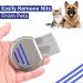Stainless Steel Hair Nit Comb - Rounded Edge Head Lice Remover for Adults Kids & Pets - Buy Online on GoSupps.com