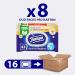 Buy Tempo Moist Toilet Towels - Gentle & Caring Megapack (16 Packs 42 Cloths) with Natural Chamomile - Dermatologically Tested & pH-Neutral - International Shipping Available - Buy Online on GoSupps.com