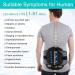 LSO Back Brace for Sciatica & Disc Injury | Removable Decompression Panel | Lumbar Support Belt with Free Back Cover | Ideal for Post-Surgery Recovery (Medium - Buy Online on GoSupps.com