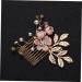 Didiseaon Flower Hair Accessories Rhinestone Headpiece Bridal Headpiece Rhinestone Hair Comb Jeweled Hair Combs Pearl Hair Comb Wedding Gold Hair Comb Clip Tiara Crystal Set Pink Bride - Buy Online on GoSupps.com