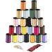 SINGER 00264 Polyester Hand Sewing Thread - 24 Mini-Spools, Assorted Colors - Buy Online on GoSupps.com