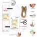 Uniquilling Paper Quilling Kit for Adults - Pumpkins DIY Quilling Tools - Home Wall Art Decor - Best Gift for Beginners - Buy Online on GoSupps.com