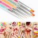 5pcs Double Ended Nail Art Brushes Dotting Tools Kit for Gel Nails & Manicure | Nail Polish Pens & Accessories A01 - Buy Online on GoSupps.com