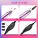 MelodyBetty Electric Nail Drill - Professional Acrylic Nail Machine for Gel & Acrylic Nails | Portable USB Nail File Efile Set with Iridescent Bits - Buy Online on GoSupps.com