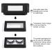 20 Pieces Glitter Paper Eyelash Packaging Boxes with Mascara Wands - Wholesale Lash Storage Case in Black - Buy Online on GoSupps.com