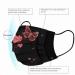 Ypinglonk 10-Piece Black Disposable 3-Layer Mouth Protection with Rhinestone Butterfly Motif - Breathable Non-Woven Face Masks for Adults | International Shipping Available - Buy Online on GoSupps.com