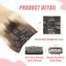Vlasy Clip in Hair Extensions 16 Inch (80 g) T8A/60+T8A/60# - Seamless Natural Human Hair Extensions for Women - Buy Online on GoSupps.com