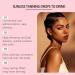 Tanning Drops: 60ml bottle of tanning drops natural and fast-acting antioxidant for face and body suitable for all skin types - Buy Online on GoSupps.com