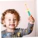 Magiclulu 3ST Oral Care Toothbrush for Babies - Silicone Cleaning Brush for Toddler Teeth - Nano Material Safety - Buy Online on GoSupps.com