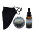 Beard Grooming Gift Set for Dad/Husband/Boyfriend/Brother/Adult/Son Unique Birthday/Valentine s Day Gift Idea for Him Comes with Beard Balm Beard Oil and Beard Mask Beard Care Kit for Men (SANDALWOOD MEDIUM BEARD MASK) MEDIUM BEARD MASK. Sandalwood