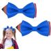 Teacher Hair Clips Pencil Bows Hair Clips for Back to School | School Hair Accessories Strong Hold Claw Clips for Kindergarten Students Cheerleader Girls Blue - Buy Online on GoSupps.com