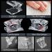 Sanie 10 Pcs Nail Tips Clip for Quick Building Gel Nail Forms - Clear UV LED Builder Clamps for DIY Manicure Nail Art - Buy Online on GoSupps.com