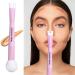 BS-MALL U-Shaped Nose Contour Makeup Brush - 2-in-1 Tool for Sculpting & Defining Features | Enhance Your Face's Natural Curves - Buy Online on GoSupps.com