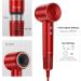 Laifen Hair Dryer 200 Million Negative Ionic Blow Dryer with 110 000 RPM Brushless Motor for Fast Drying High-Speed Hairdryer Low Noise Blowdryer for Home Travel with Smooth Nozzle (Rubey Red) - Buy Online on GoSupps.com
