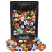 Halloween Milk Chocolate Tricky Treat Master Bag, Trick-Or-Treat Party Bag Fillers, Individually Wrapped in Multi-color Design Foils, Kosher Certified (Half-Pound) 8 Ounce (Pack of 1)