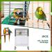 Shappy Universal Bird Cage Cover Skirt - White Nylon Mesh Net Guard for Parrots - 80 Inch & 118 Inch Options Available - Buy Online on GoSupps.com