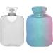 Color Gradient Heat Bottle - Blue & Pink 2L for Pain Relief | Hot Water Bag with Cover for Muscle Injuries - Buy Online on GoSupps.com