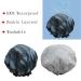 ZKLLGHE Waterproof Double Layer Shower Cap for Women Men - Reusable Elastic Bath Hat - Camouflage Design - Buy Online on GoSupps.com