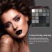 Goth Make-Up Dark Eyeshadow Palette 25 Colors Shimmer Black Smoky Honeshadow | Shadow Powder Smoky Gothic Eyeshadow Kit Eyeshadows for Women - Buy Online on GoSupps.com