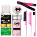 Lace Melting and Holding Spray Glue-Less Hair Adhesive for Wigs Extra Hold Lace Melting Spray Adhesive Wig Spray for Closure Extensions Wig Melting Spray Natural Forming Melting Spray Hair Wax Stick 3.4fl oz-7pcs