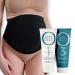 Secret Saviours Preventionwear The Band Kit for Stretch Mark Prevention - Day Gel Bump Band and Night Cream - Pregnancy Skincare Essentials (Black Large) L Black