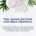 Dr Teal's Black Elderberry Epsom Salt Soak with Vitamin D - 3 lbs - Buy Online on GoSupps.com