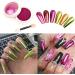 LEDSUUEI Upgrade Rose Gold Chrome Nail Powder Super Mirror Effect Metallic Nail Art Pigment Powder Set Shiny Nail Glitter Chrome Powder with Magic Mirror Effect for Nail Art Design Decoration B-Chrome - Buy Online on GoSupps.com