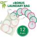 AXATY 3-Layers 12 Reusable Makeup Remover Pads-Organic Bamboo Cotton Rounds Eco-Friendly Reusable Face Pads Makeup Remover for All Skin Types with Cotton Draw String Laundry Bag (8cm) (12 Pads Pack) - Buy Online on GoSupps.com