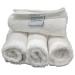 Marquis Mills Set of 12-14 x 14 White Washcloths Embrace Collection Luxurious Super Soft Supima Cotton