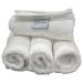 Marquis Mills Set of 12-14 x 14 White Washcloths Embrace Collection Luxurious Super Soft Supima Cotton