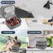 Movstriker Nail Polish Organiser Bag Double Layer Nail Varnish Storage Holds 30 Bottles and A Nail Lamp Traveling Nail Polish Storage Case Portable Nail Lipstick Beauty Tools Box(Grey) - Buy Online on GoSupps.com