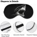 Sleep Mask for Men & Women - Black Shark Head Eye Cover Breathable Adjustable Light Blocking Eyeshade for Sleeping & Naps - Buy Online on GoSupps.com