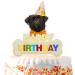 Pug Happy Birthday Cake Topper - Puppy Pet Theme Welcome new members Boy Girl Birthday Party Supplies Decorations
