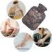 Shop Naanle Vintage Floral Deer Hot Water Bottle - 2L Transparent Heat & Cold Therapy for Pain Relief | Ideal for Bed Hands & Feet - Buy Online on GoSupps.com
