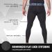Elite Sports Men's BJJ Spats Leggings - Black Large | Best No Gi Compression Pants for Jiu Jitsu & MMA - Buy Online on GoSupps.com