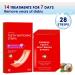 Teeth Whitening Strips Kit (28Pcs) - Sensitive Teeth Whitening Treatment - Buy Online on GoSupps.com
