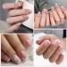 DMQ Semi Cured Nail Wraps 22 Stickers Soft Self-Adhesive Gel Nail Stickers Long Lasting Gel Nail Polish Strips French Tip Stickers French Manicure Stickers Set with Nail Art Tools - Buy Online on GoSupps.com