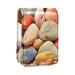 Travel Lipstick Organizer Case Lipstick Case Portable Makeup Bag With Mirror Beach Colorful Stones K889p3svqh