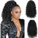 Yuanqu Curly Ponytail Extension - Drawstring Ponytails for Black Women | Synthetic Curly Hair Extension - Buy Online on GoSupps.com