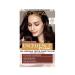 L'Oreal Paris L'Or al Excellence Cr me Colorante Permanente pour Cheveux Couverture 100% Gris Avec Pro-K ratine + Sans Ammoniaque Nus Universels 3U Ch tain Fonc