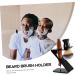 Angoily Men's Beard Brush Holder - Acrylic Mounted Tool Stand for Razors & Brushes - Buy Online on GoSupps.com