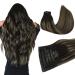 Doores clip in extensions real hair balayage natural black to chestnut brown 50cm 20 inch 7 pieces 110g remy human clips in hair extension real hair extensions seamless thick hair seamless 50cm-11/6/1b balayage natural black to chestnut brown seamless