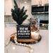 Text Me If You Run Out of Toilet Paper - Farmhouse Rustic Bathroom Decor | 6x6 Inch Wooden Box Sign Plaque - Buy Online on GoSupps.com