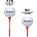 GoSports GS Premium Wooden Golf Tees - 3.25 Inch XL - Red - Buy Online on GoSupps.com