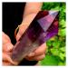 Natural Class Brazilian Amethyst Bone Cluster Scepter Quartz Crystal Scepter Point 1pc (Size : 400-500g)