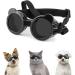 PETLESO Panda Shape Dog Sunglasses - Adjustable UV Protection Goggles for Small Dogs - Windproof & Dustproof (Black) - Buy Online on GoSupps.com