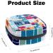 Buy Colorful Mosaic Menstruation Pad Bag with Zipper | Women's Tampon & Napkin Collection Bags | Stylish & Functional Storage for Women & Girls - Buy Online on GoSupps.com