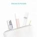 Women's Facial Hair Removal - EZBASICS Painless Trimmer with USB Charge, Waterproof Epilator for Peach Fuzz Chin Cheek Upper Lip - Includes 1 Replacement Head (White) - Buy Online on GoSupps.com
