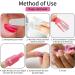  XUIIOSOOKP 20 Pcs Gel Nail Polish Remover Clips with Nail File and Cuticle - Buy Online on GoSupps.com