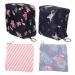 Lurrose Pad Bags for Period 4pcs Napkin Storage Bag Purse for Women Small Bags for Jewelry Suit Pad Canvas Purse First Period Kit for Girls Tampon Pouch Tampon Purse Period Kit Bag